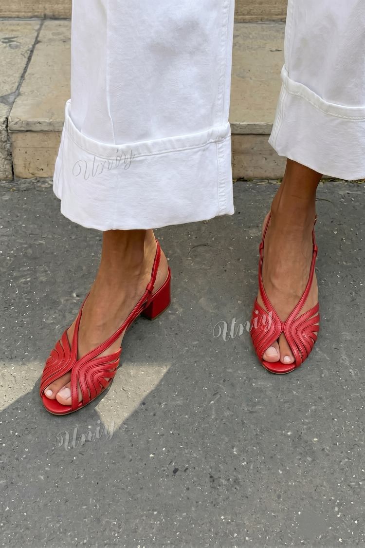 sandali con slingback intrecciati metallizzati oro rosa punta aperta tacco lungo.