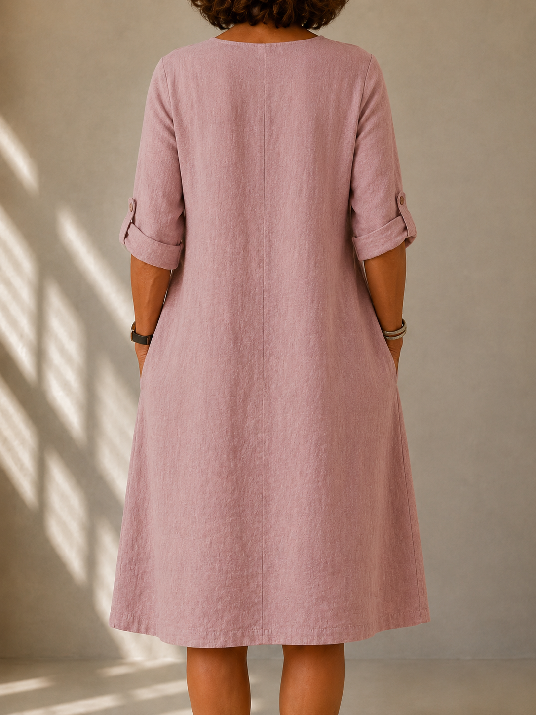 Elaine Classic Summer Dress detail