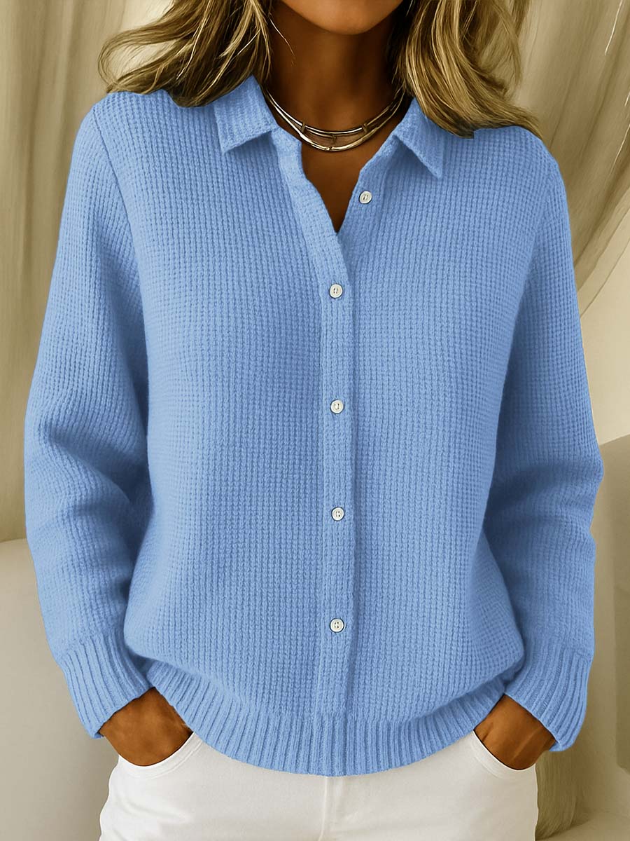 Diletta | Cardigan a Maglia Testurizzata con Bottoni