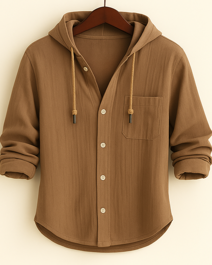 Lorenzo | Camicia Ibrida con Cappuccio