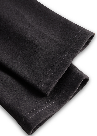 DALIA | Elegante abito con collo alla coreana e cintura