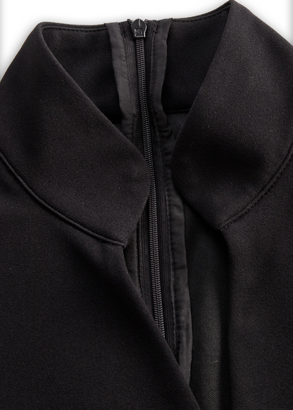 DALIA | Elegante abito con collo alla coreana e cintura