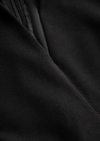 DALIA | Elegante abito con collo alla coreana e cintura