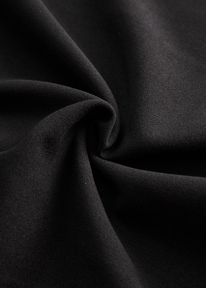 DALIA | Elegante abito con collo alla coreana e cintura