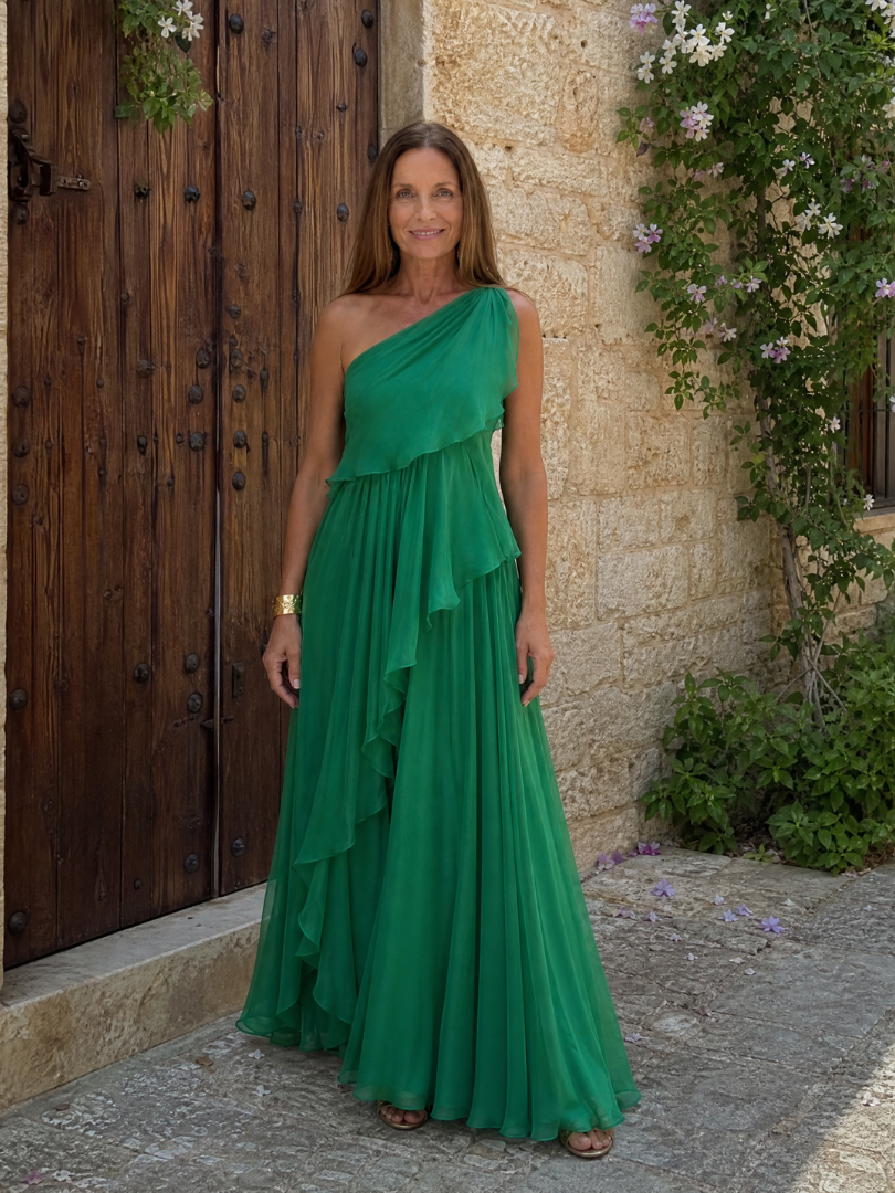 Tracey abito maxi fluido elegante - Bianca Módena