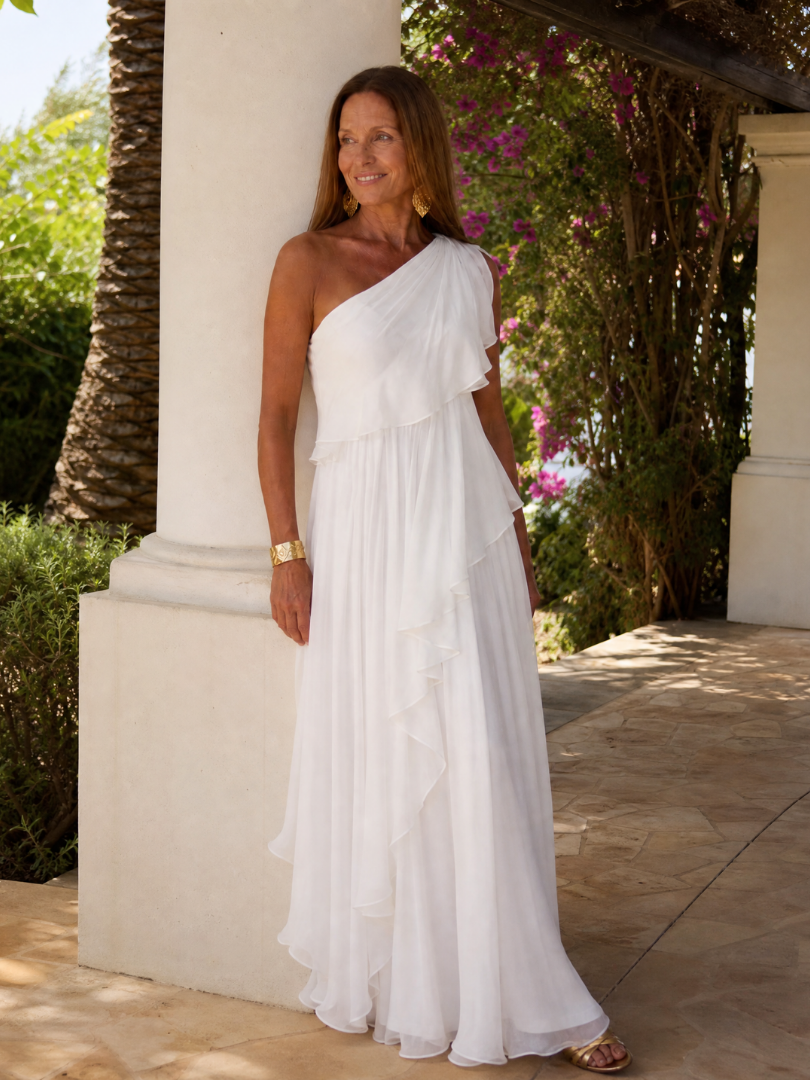 Tracey abito maxi fluido elegante - Bianca Módena