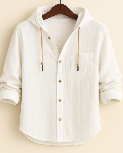 Lorenzo | Camicia Ibrida con Cappuccio