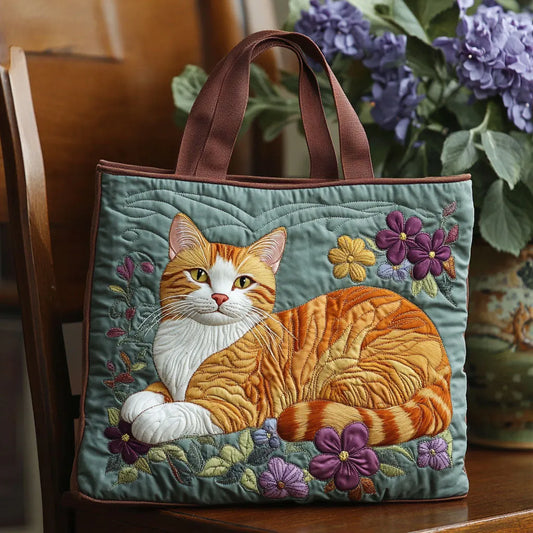 Serena | Borsa Trapuntata Gatto Marrone
