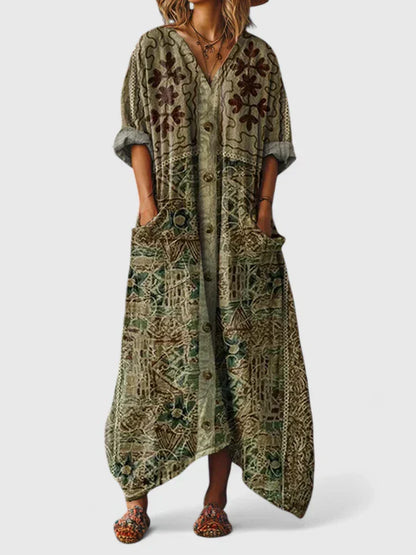TIRSÁ | Vestido estampado