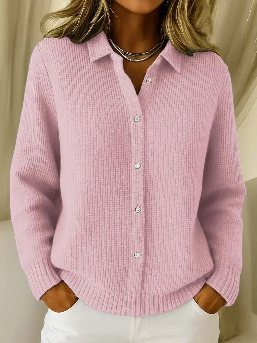 Diletta | Cardigan a Maglia Testurizzata con Bottoni