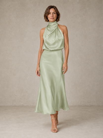 Arianna | Halter in Raso da Sera