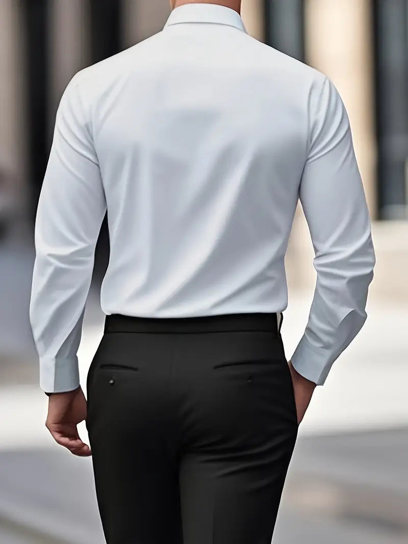MARCELLO | Camicia classica da uomo a maniche lunghe