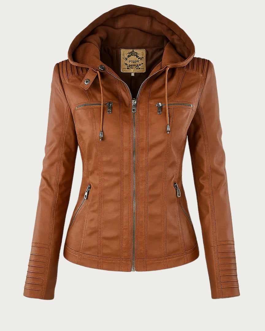Monica | Giacca in Pelle Autunnale