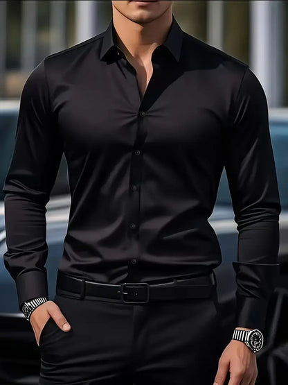 MARCELLO | Camicia classica da uomo a maniche lunghe