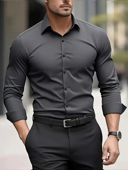 MARCELLO | Camicia classica da uomo a maniche lunghe