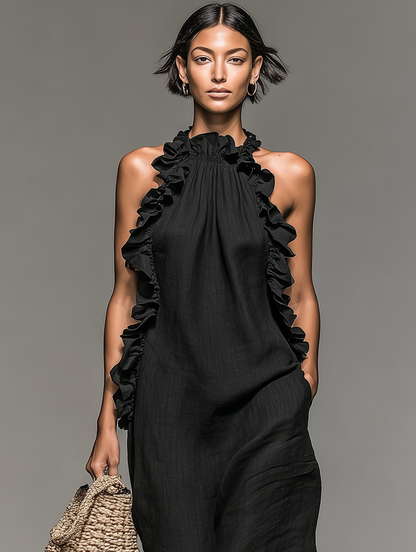 Gladys abito maxi con tasche - Bianca Módena