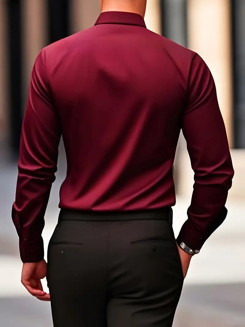 MARCELLO | Camicia classica da uomo a maniche lunghe