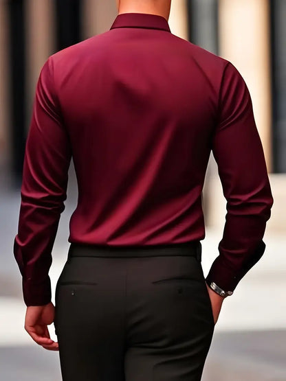 MARCELLO | Camicia classica da uomo a maniche lunghe