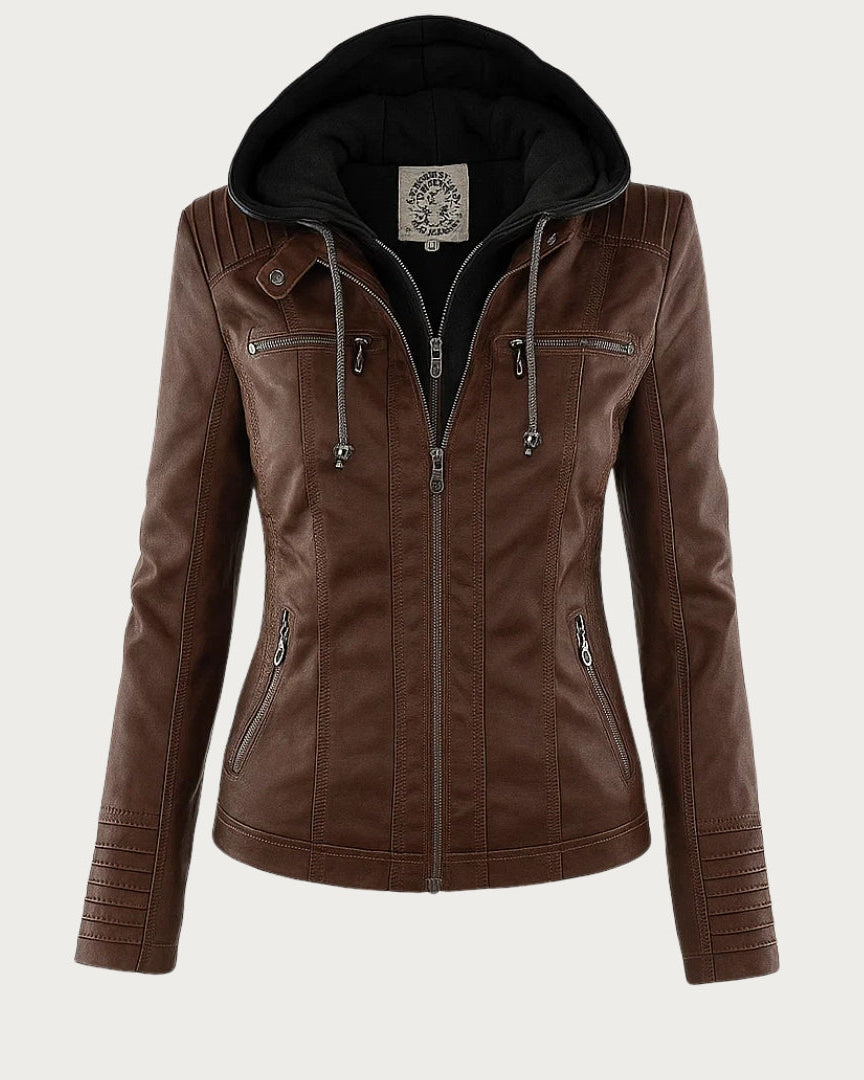 Monica | Giacca in Pelle Autunnale