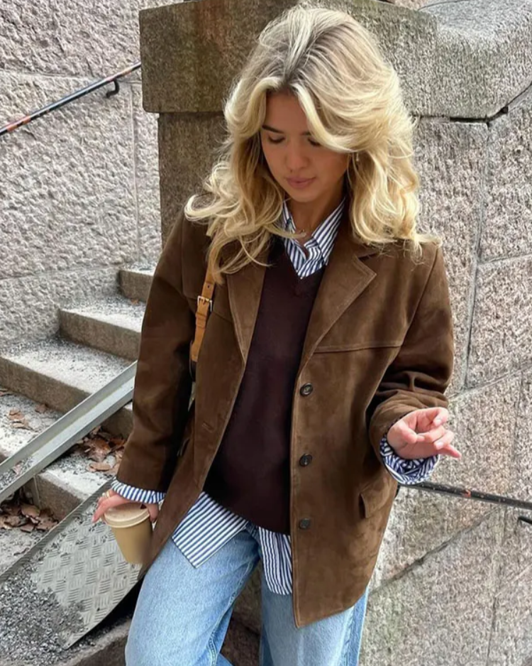 Mira | Giacca in Camoscio