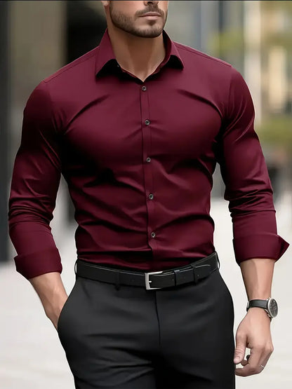 MARCELLO | Camicia classica da uomo a maniche lunghe