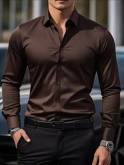 MARCELLO | Camicia classica da uomo a maniche lunghe