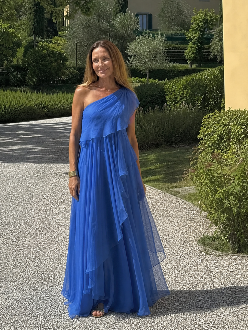 Tracey abito maxi fluido elegante - Bianca Módena