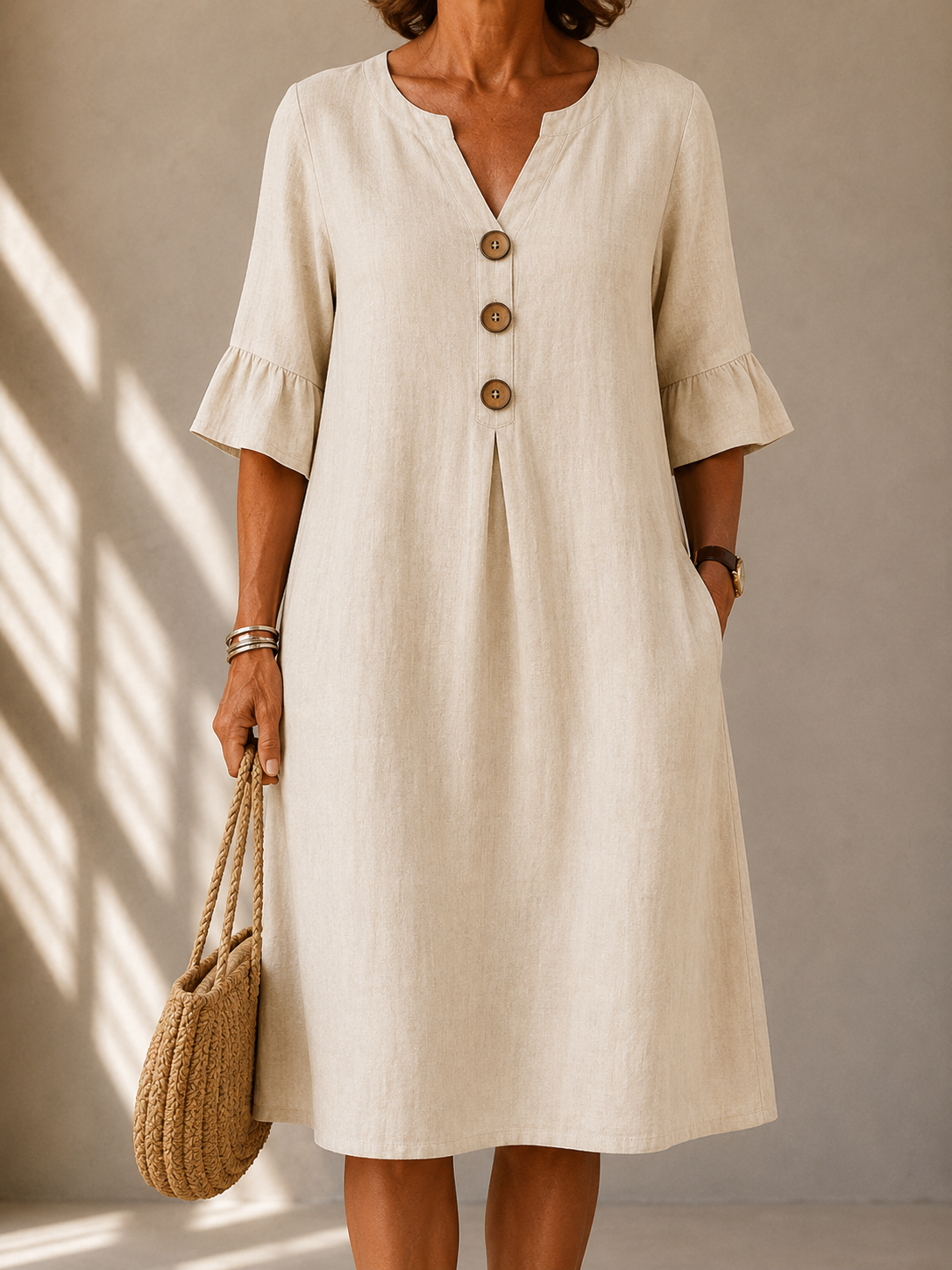 Eleanor Button Dress