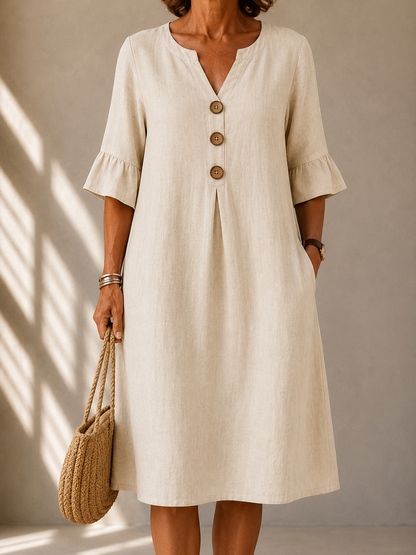 Eleanor Button Dress