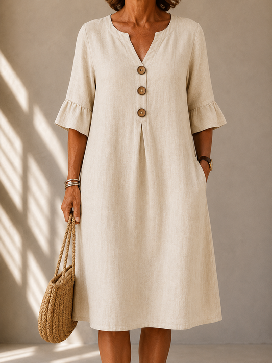 Eleanor Button Dress