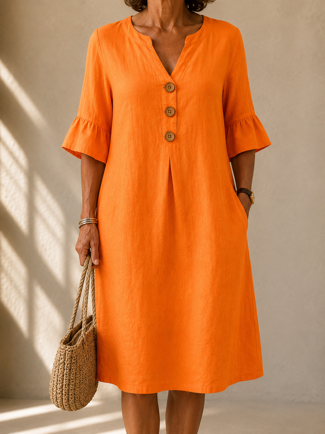 Hazel Button Dress