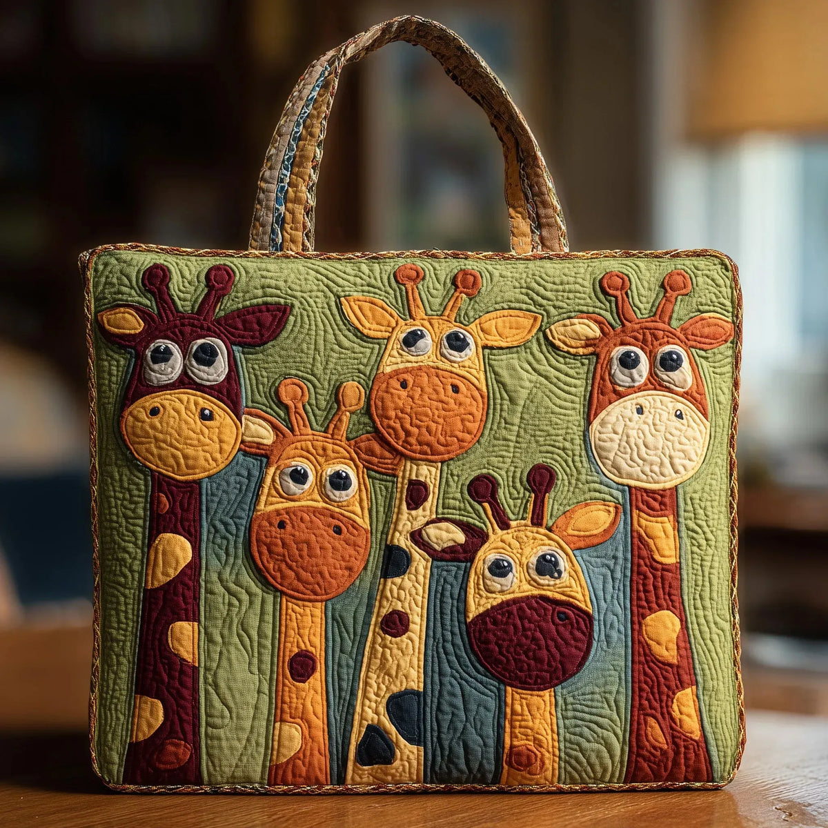 Nicoletta | Borsa Trapuntata Giraffa