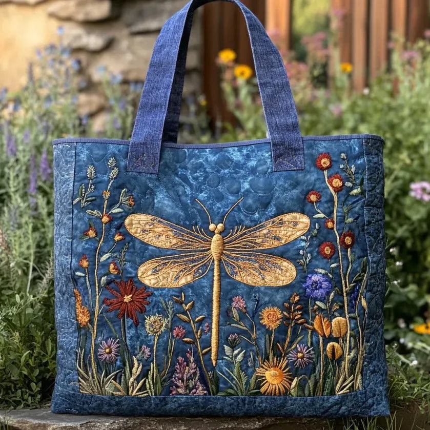 Celeste | Borsa Trapuntata Libellula