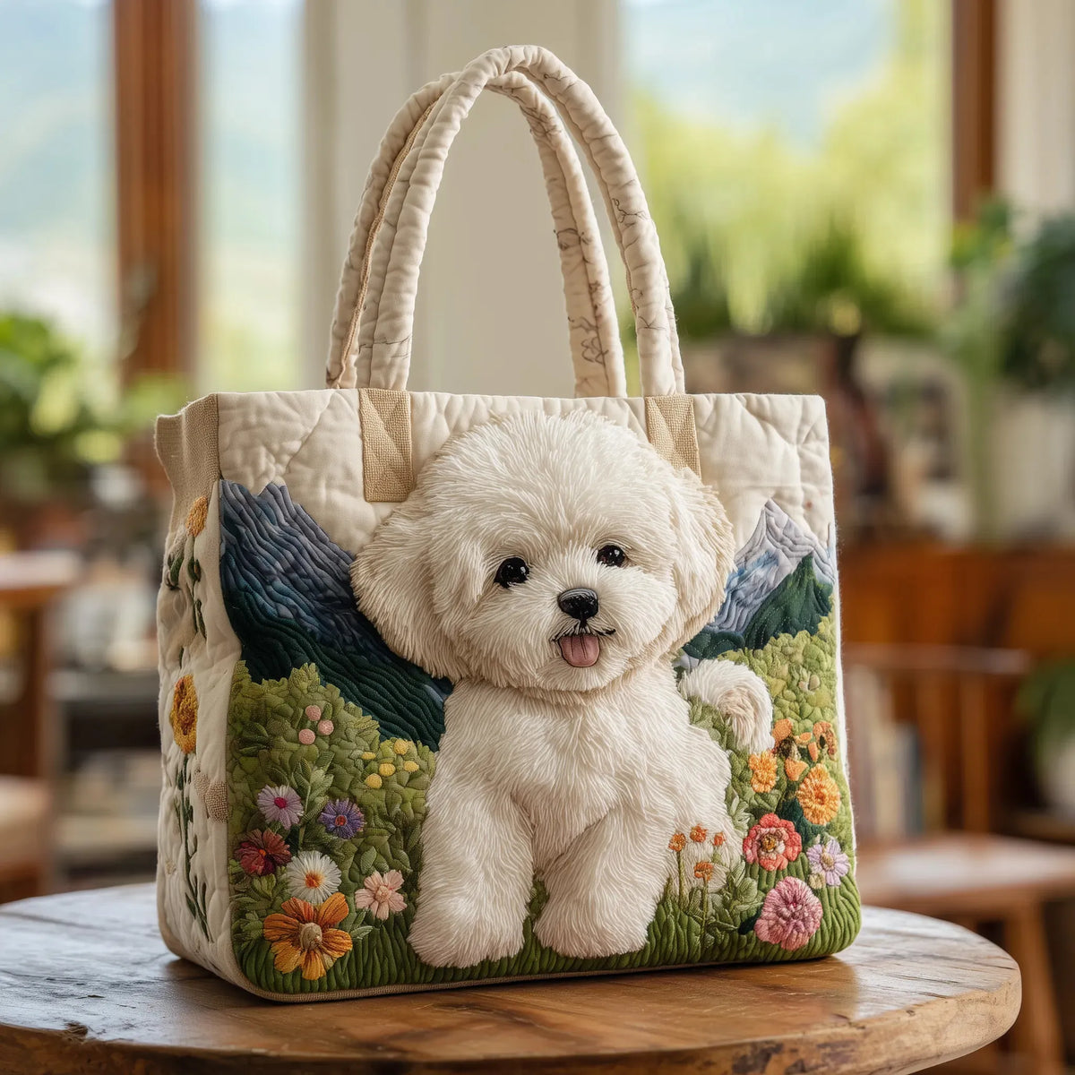 Vittoria | Borsa Trapuntata Cani Incantati