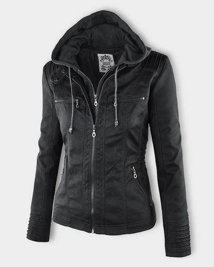Monica | Giacca in Pelle Autunnale