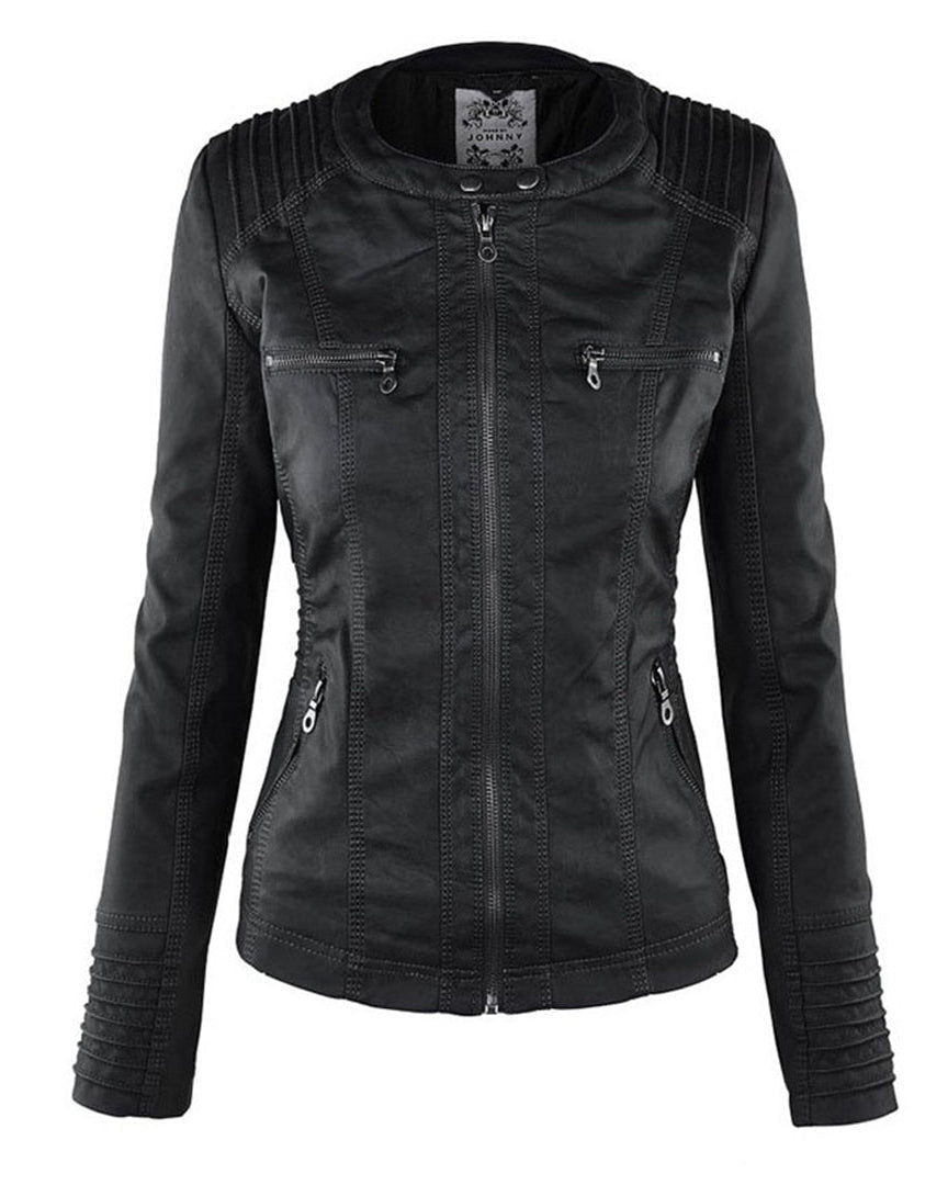 Monica | Giacca in Pelle Autunnale
