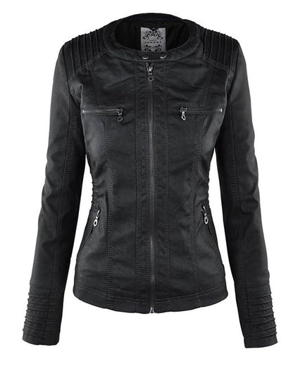 Monica | Giacca in Pelle Autunnale