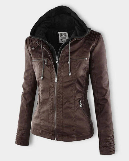 Monica | Giacca in Pelle Autunnale