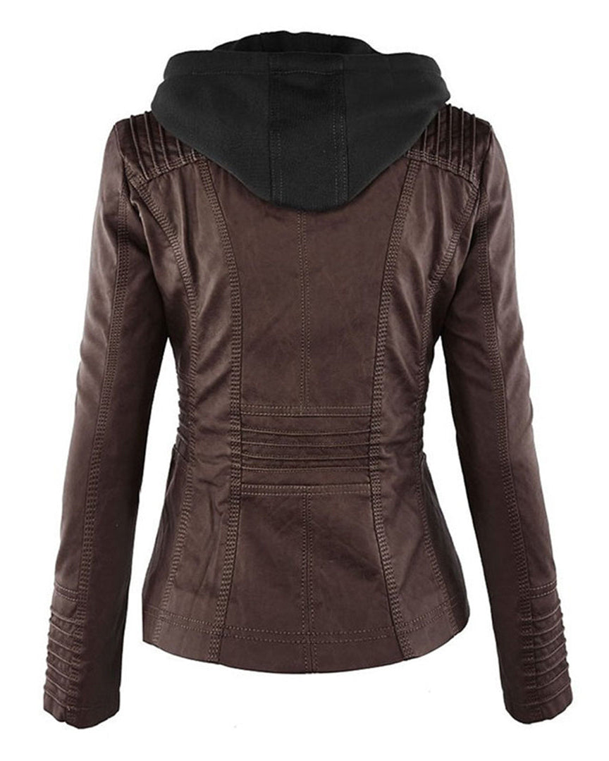 Monica | Giacca in Pelle Autunnale