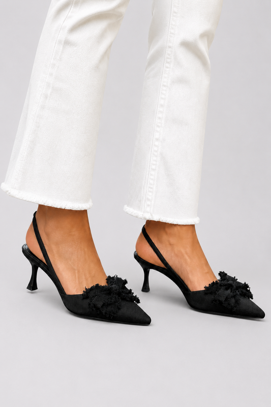 Aurora | Scarpe con tacco a fiocco