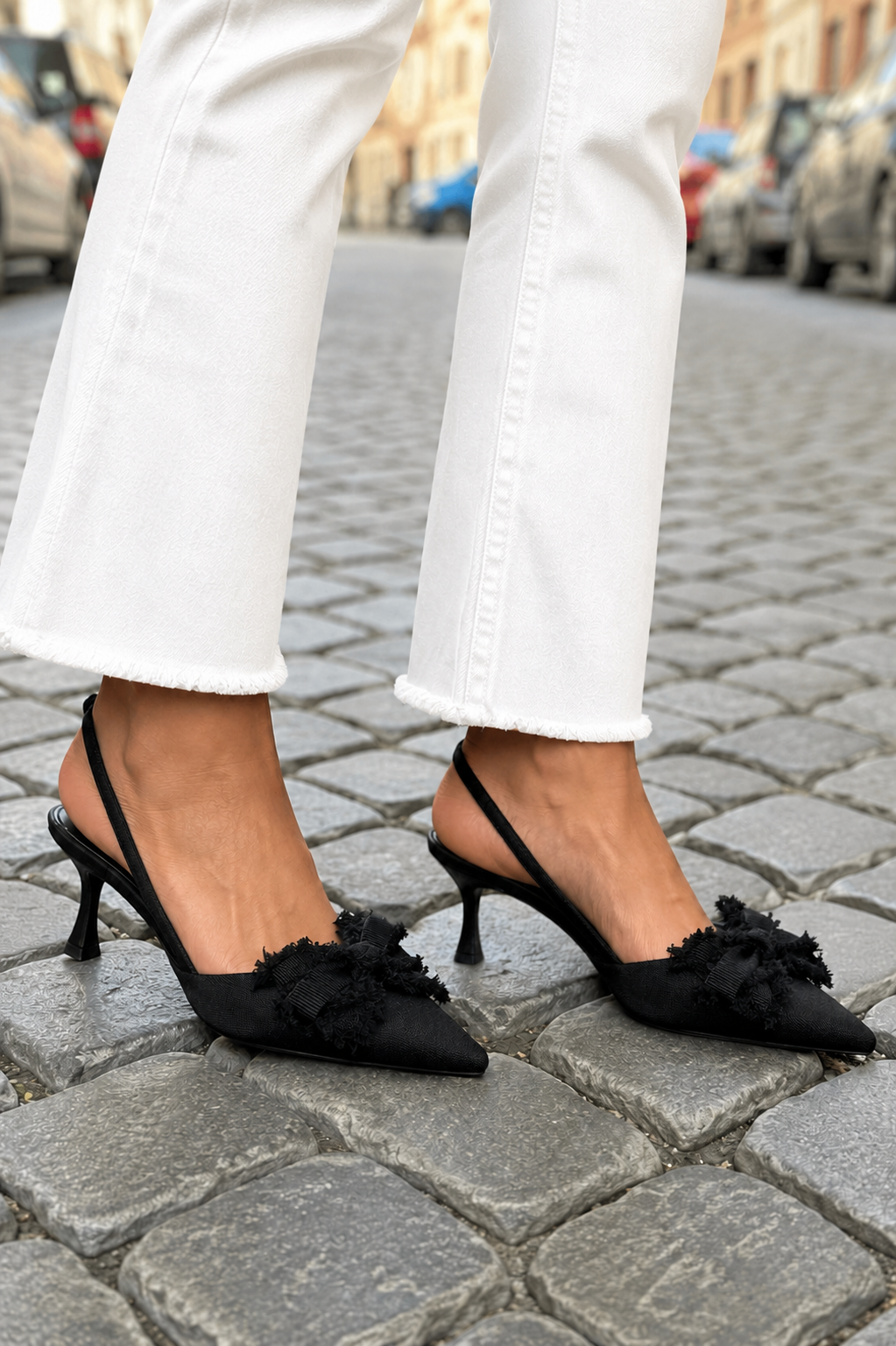Aurora | Scarpe con tacco a fiocco