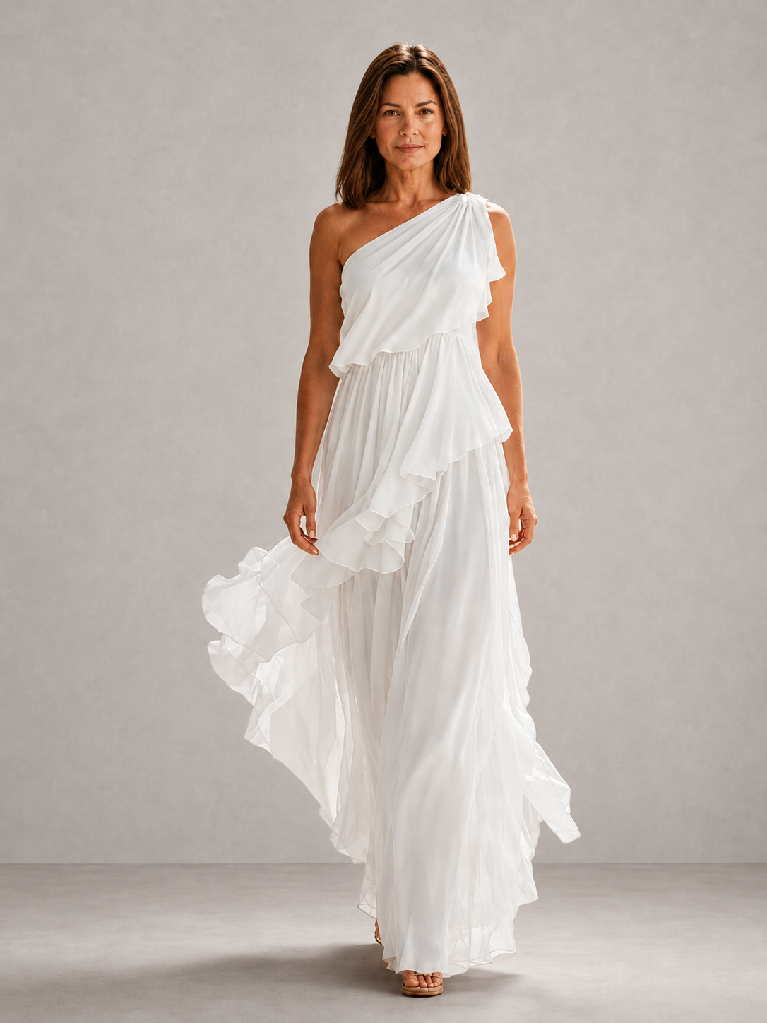 Rossana | Maxi Monospalla con Balze