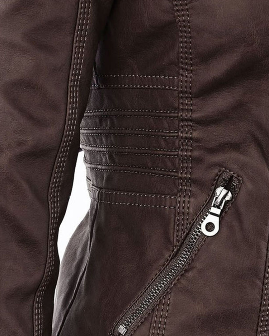 Monica | Giacca in Pelle Autunnale