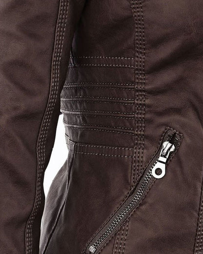 Monica | Giacca in Pelle Autunnale