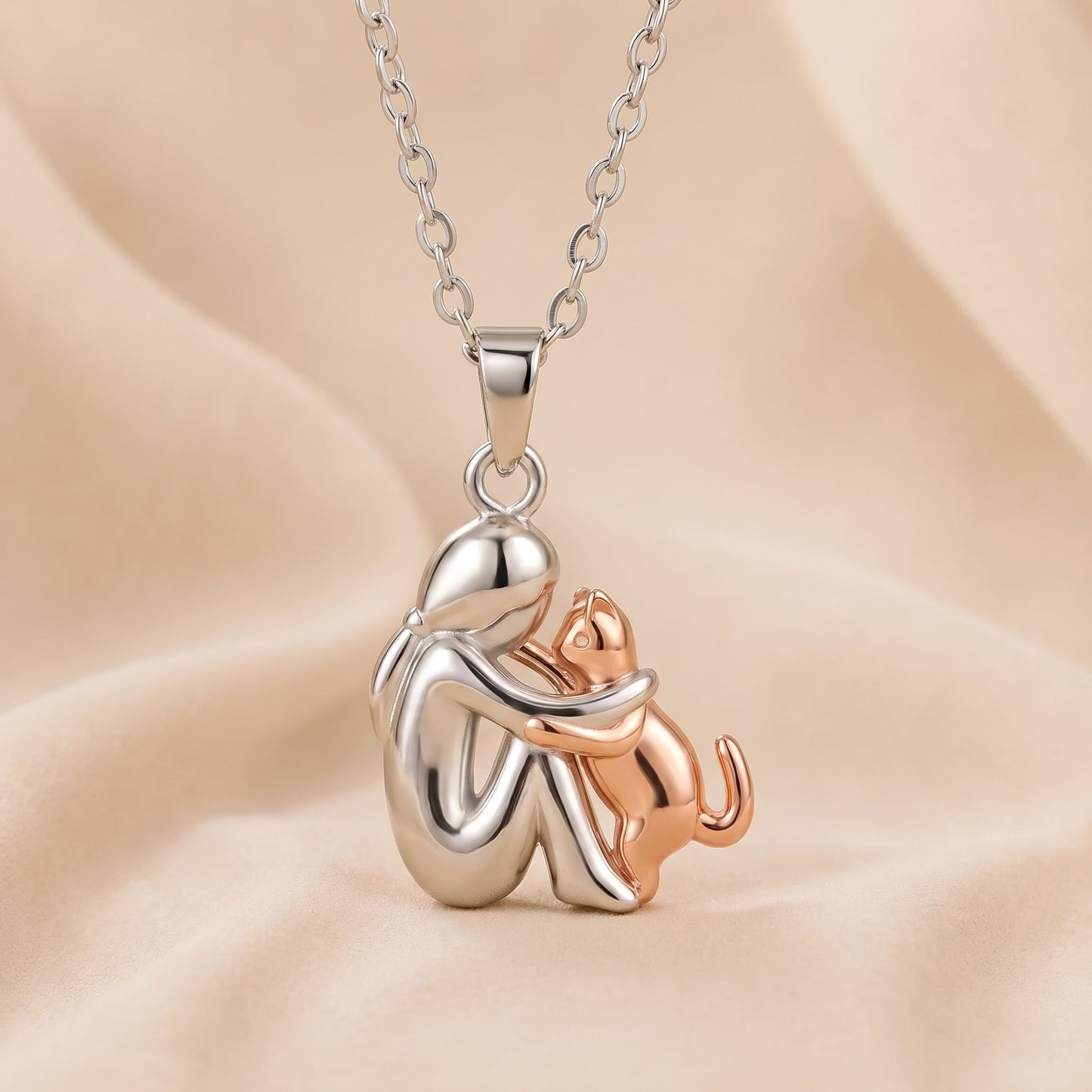 Ambra | Collana Ricordo con Sagoma del Tuo Animale