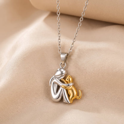 Ambra | Collana Ricordo con Sagoma del Tuo Animale