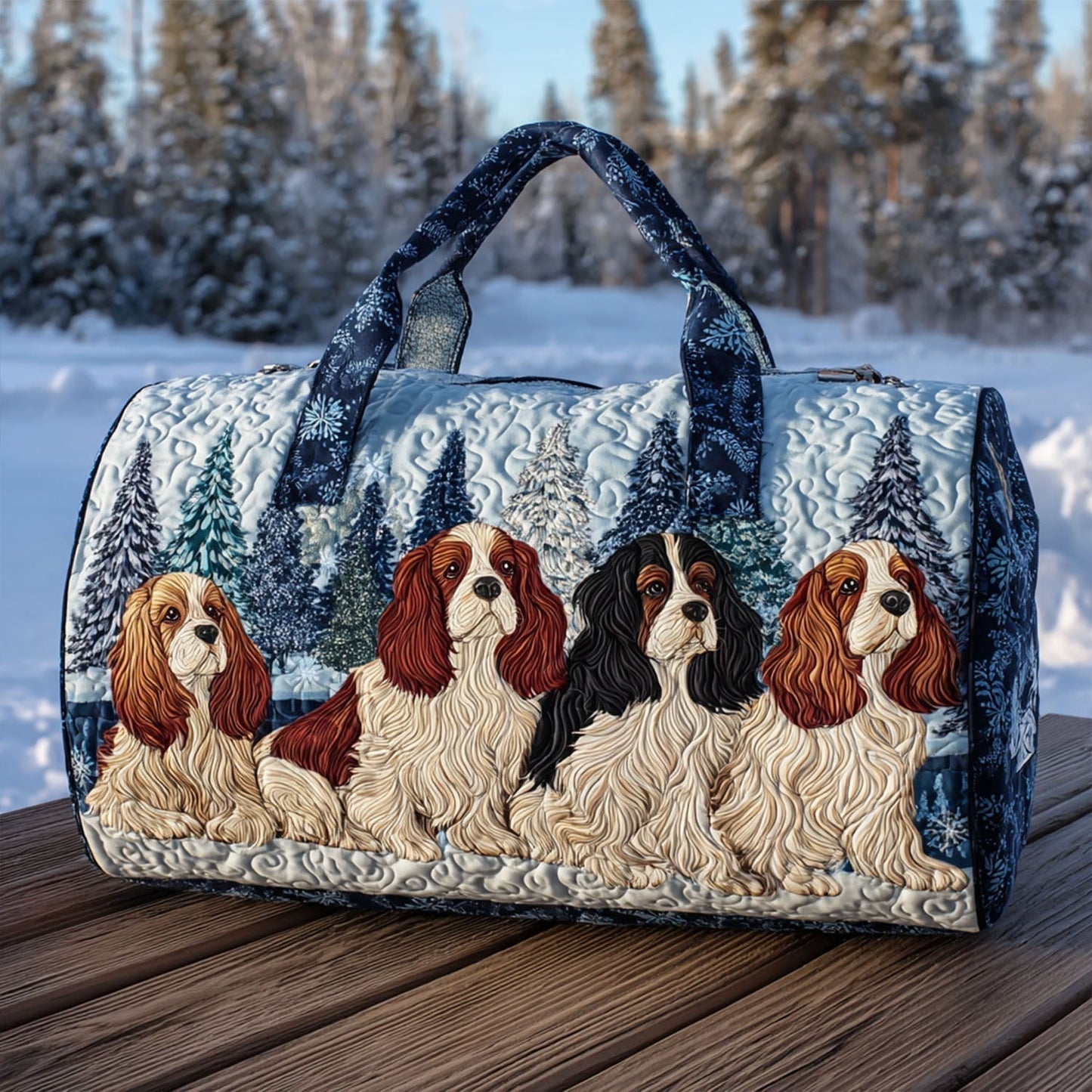 Bruna | Borsa da Viaggio Trapuntata Cocker Spaniel