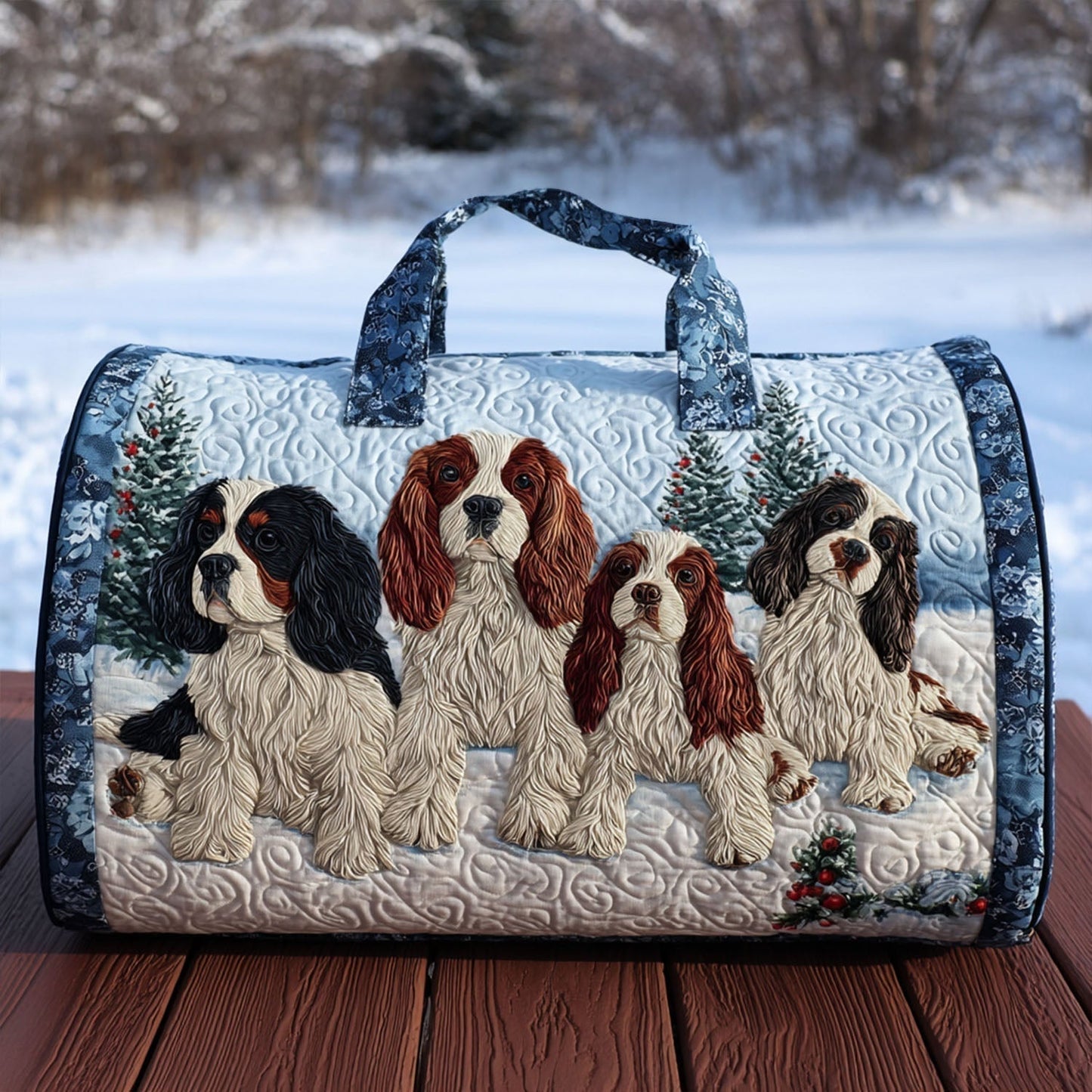 Matilde | Borsa da Viaggio Trapuntata Cocker Spaniel