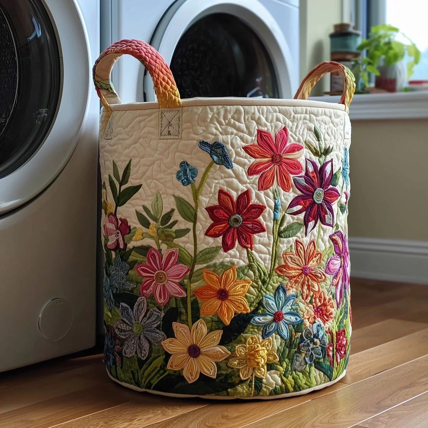 Cesto per il bucato Fiori