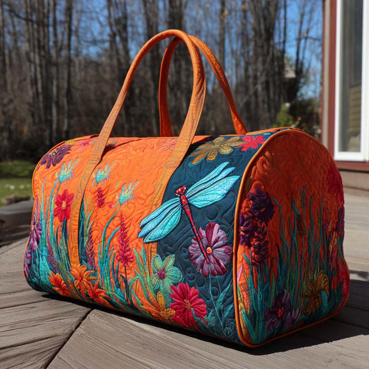 Noemi | Borsa da Viaggio Trapuntata Giardino Fiorito